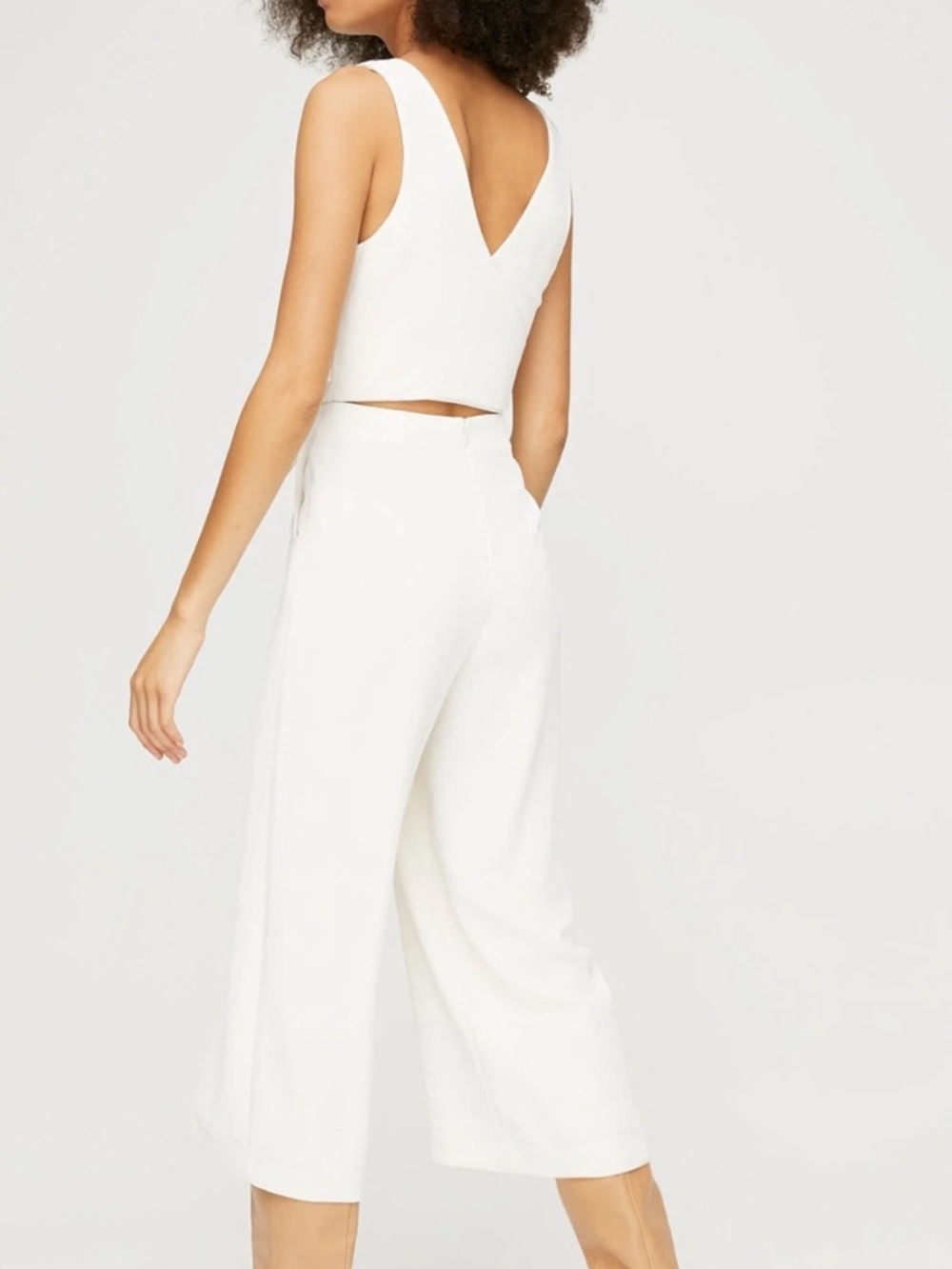 Wilfred Ecoulement V-Neck Jumpsuit - Ivory - Picture 2 of 9